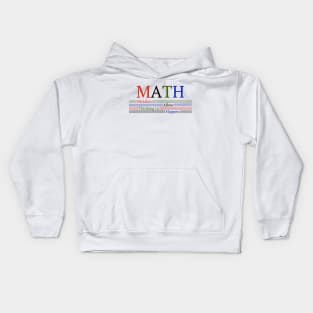 Math Means Mistakes Allow Thinking to Happen Kids Hoodie